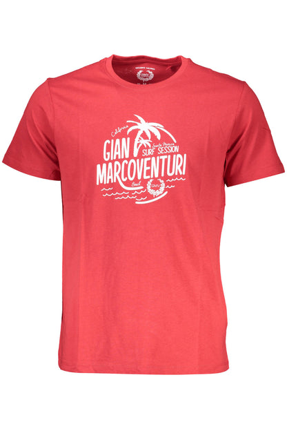 GIAN MARCO VENTURI T-SHIRT MANICHE CORTE UOMO ROSSO