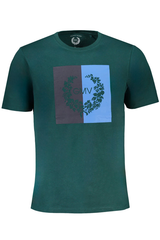 GIAN MARCO VENTURI T-SHIRT MANICHE CORTE UOMO VERDE