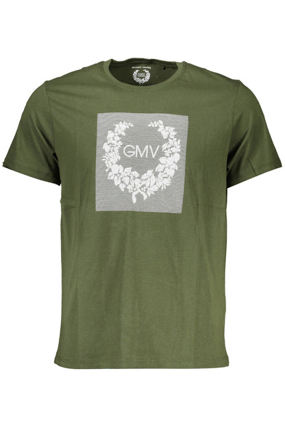 GIAN MARCO VENTURI T-SHIRT MANICHE CORTE UOMO VERDE