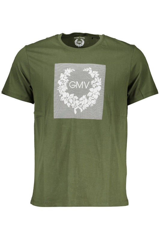 GIAN MARCO VENTURI T-SHIRT MANICHE CORTE UOMO VERDE