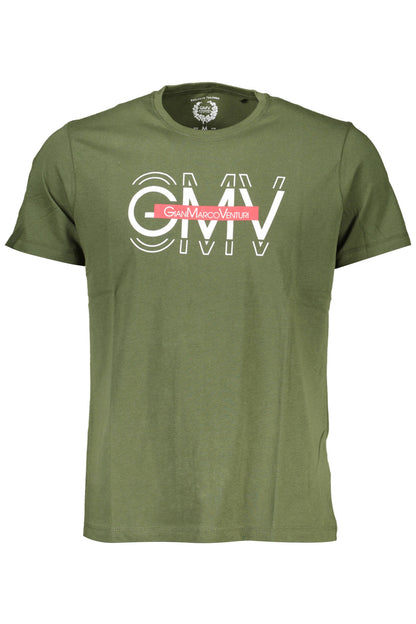 GIAN MARCO VENTURI T-SHIRT MANICHE CORTE UOMO VERDE