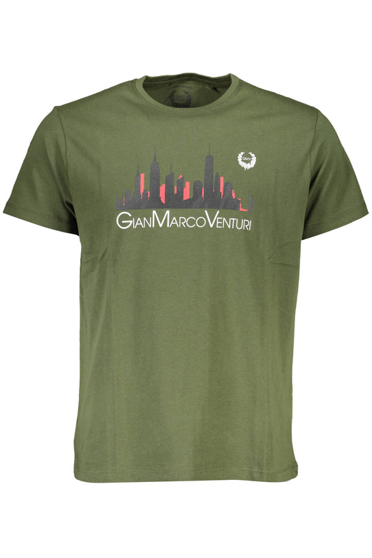 GIAN MARCO VENTURI T-SHIRT MANICHE CORTE UOMO VERDE