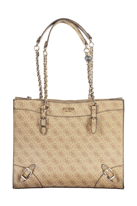 GUESS JEANS BORSA DONNA BEIGE