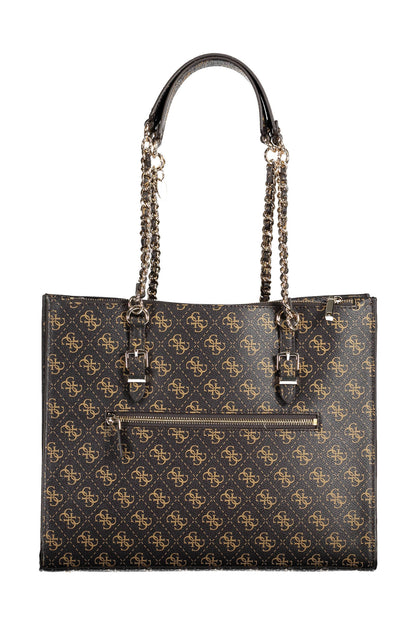 GUESS JEANS BORSA DONNA MARRONE