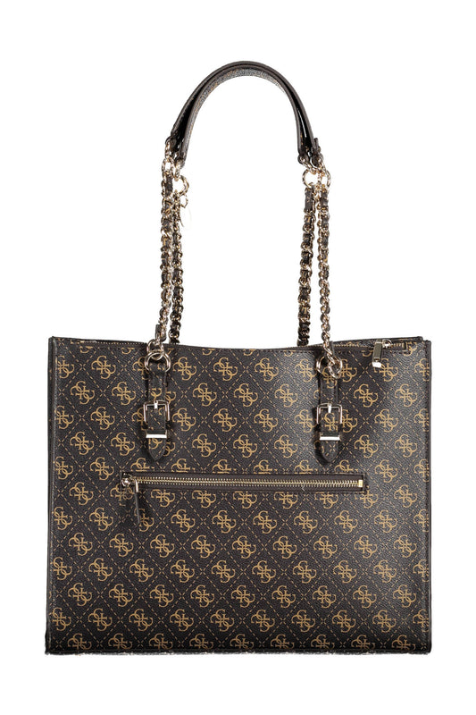GUESS JEANS BORSA DONNA MARRONE