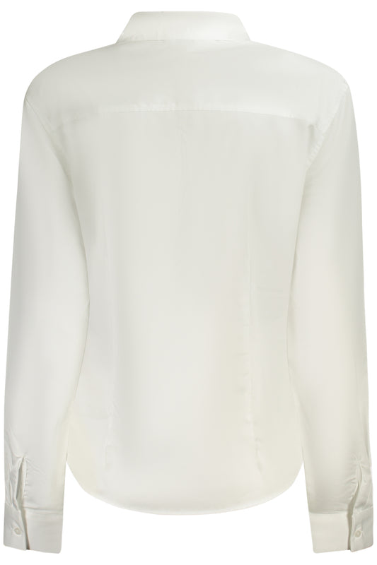GUESS JEANS CAMICIA MANICHE LUNGHE DONNA BIANCO