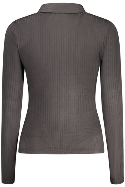 GUESS JEANS CAMICIA MANICHE LUNGHE DONNA NERO