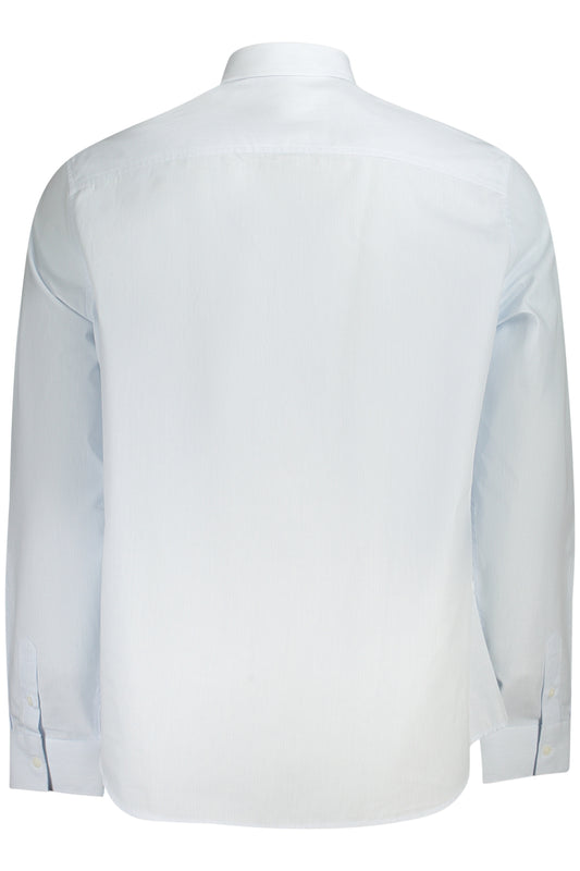 GUESS JEANS CAMICIA MANICHE LUNGHE UOMO AZZURRO