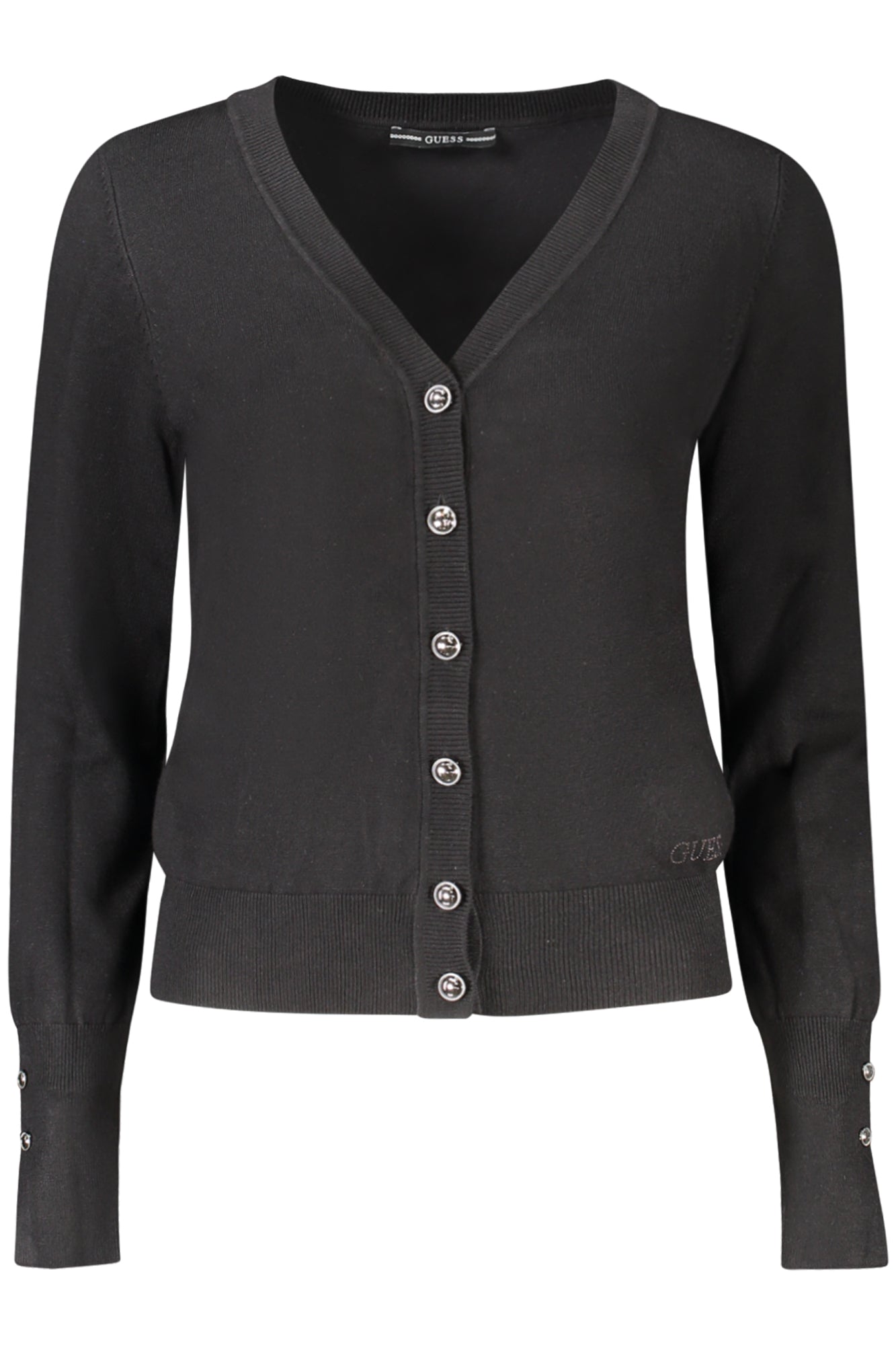 GUESS JEANS CARDIGAN DONNA NERO