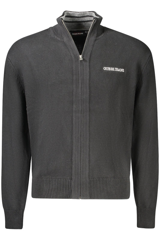 GUESS JEANS CARDIGAN UOMO NERO