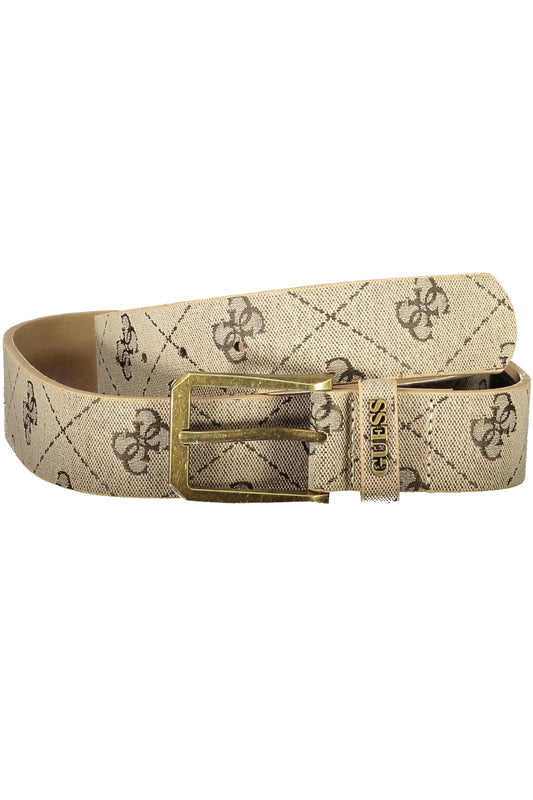 GUESS JEANS CINTURA UOMO BEIGE