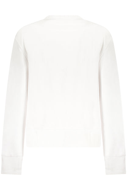 GUESS JEANS FELPA SENZA ZIP DONNA BIANCO