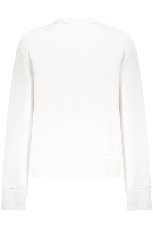 GUESS JEANS FELPA SENZA ZIP DONNA BIANCO