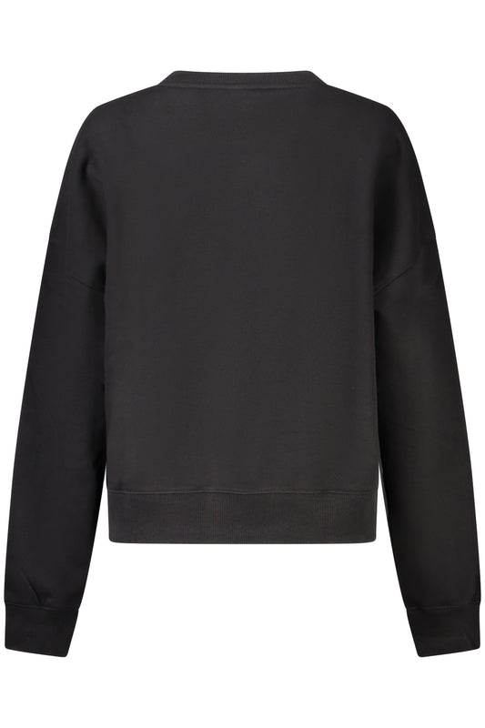 GUESS JEANS FELPA SENZA ZIP DONNA NERO
