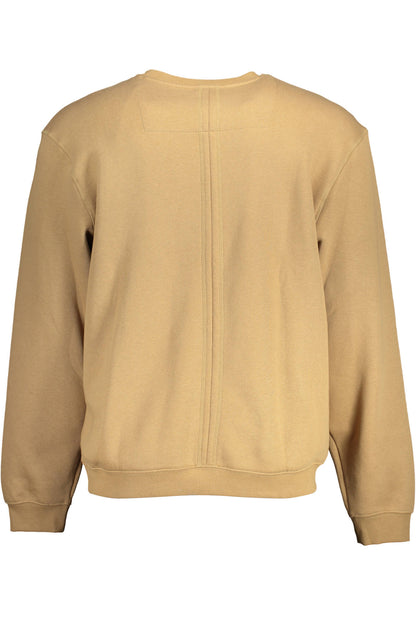 GUESS JEANS FELPA SENZA ZIP UOMO BEIGE