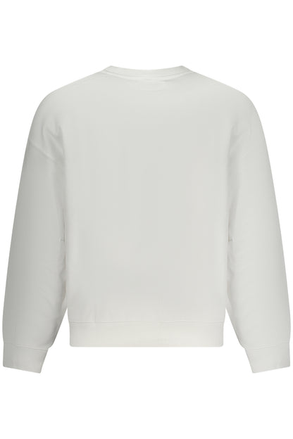 GUESS JEANS FELPA SENZA ZIP UOMO BIANCO