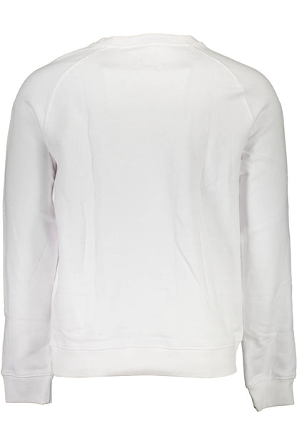 GUESS JEANS FELPA SENZA ZIP UOMO BIANCO