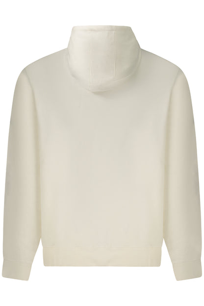 GUESS JEANS FELPA SENZA ZIP UOMO BIANCO