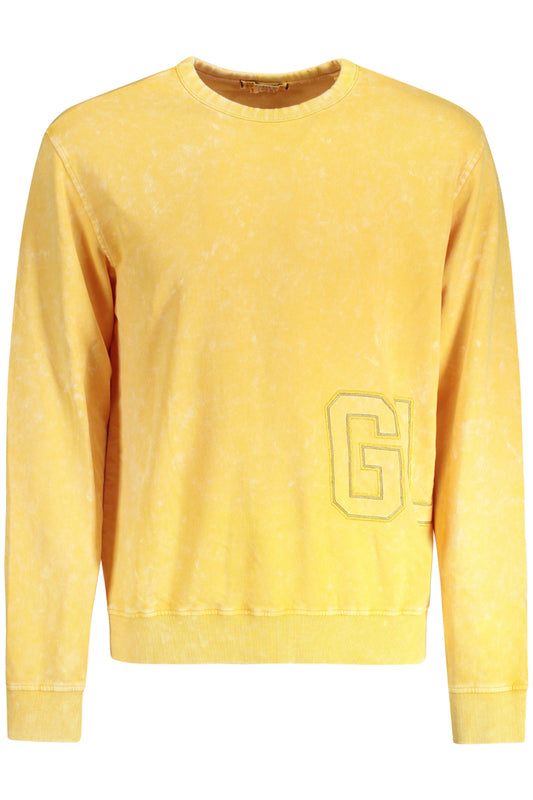 GUESS JEANS FELPA SENZA ZIP UOMO GIALLO