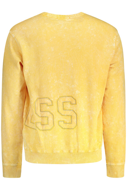 GUESS JEANS FELPA SENZA ZIP UOMO GIALLO