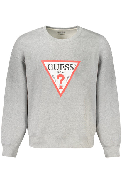 GUESS JEANS FELPA SENZA ZIP UOMO GRIGIO