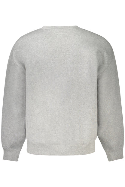 GUESS JEANS FELPA SENZA ZIP UOMO GRIGIO