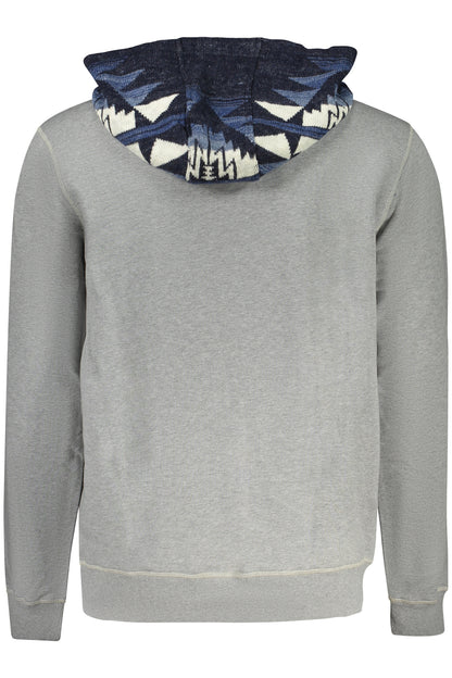 GUESS JEANS FELPA SENZA ZIP UOMO GRIGIO