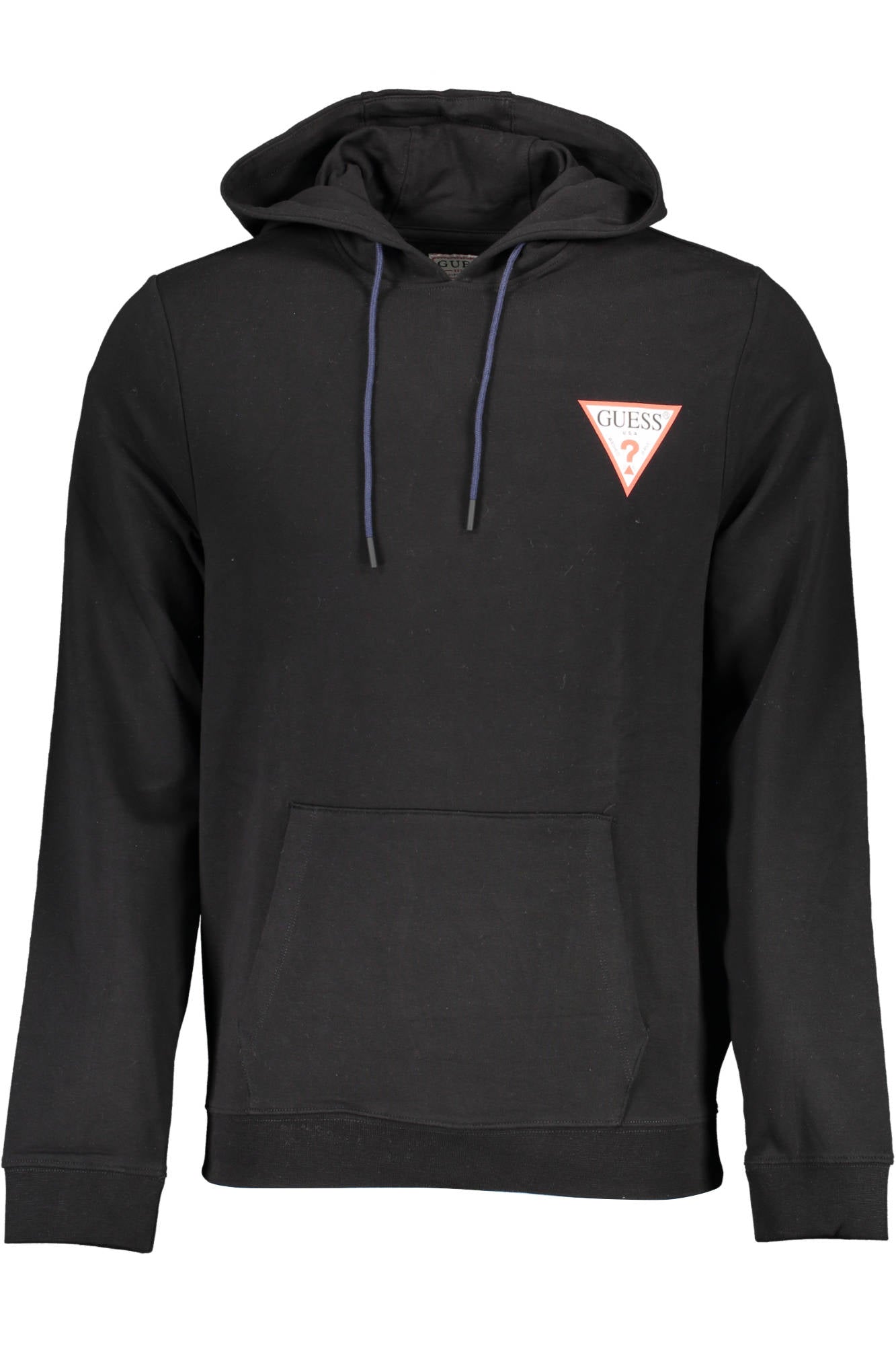 GUESS JEANS FELPA SENZA ZIP UOMO NERO