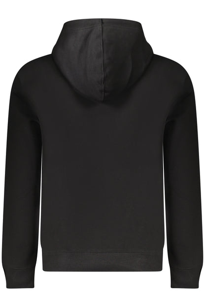 GUESS JEANS FELPA SENZA ZIP UOMO NERO
