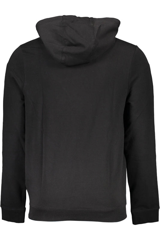 GUESS JEANS FELPA SENZA ZIP UOMO NERO