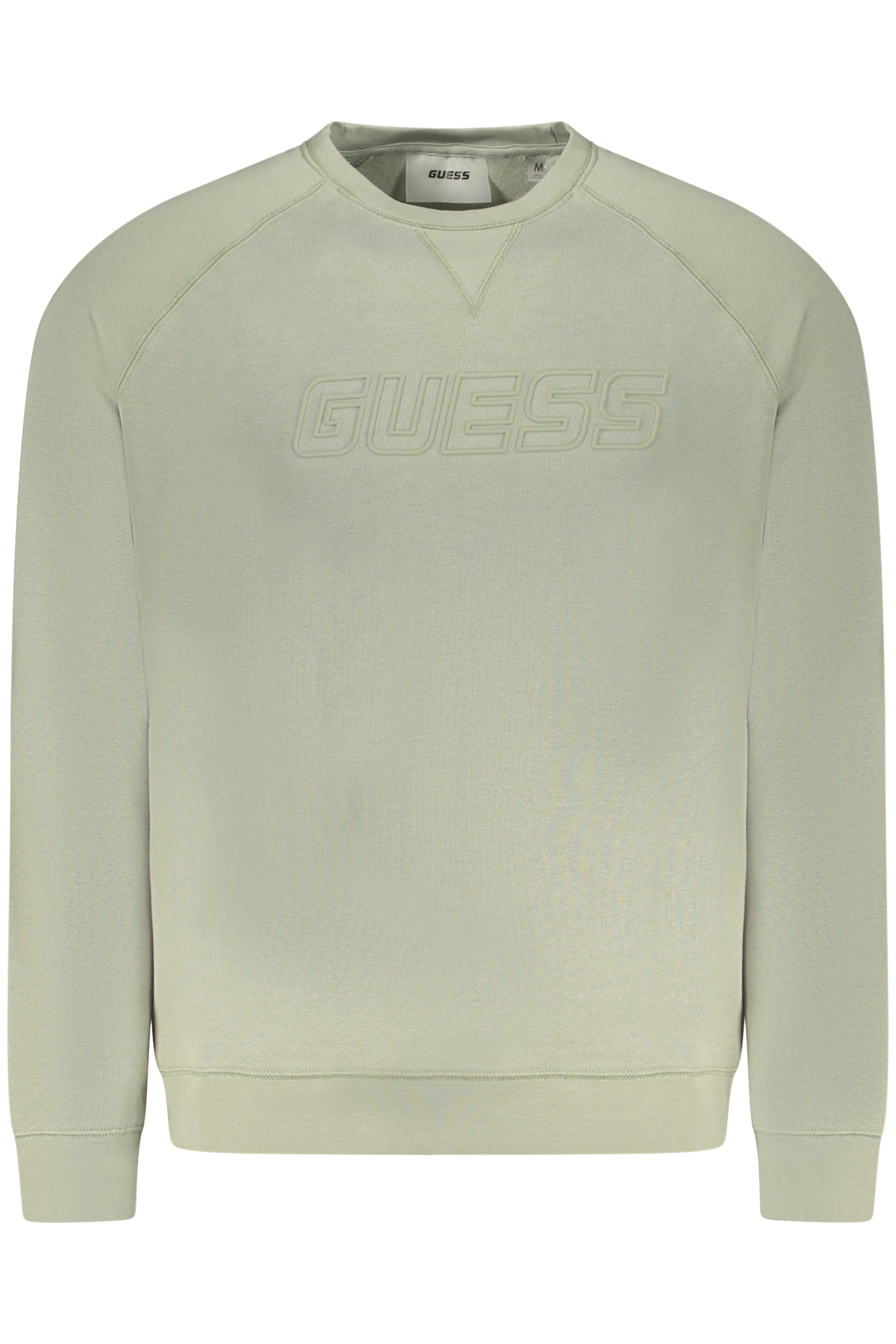 GUESS JEANS FELPA SENZA ZIP UOMO VERDE