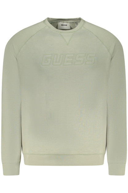 GUESS JEANS FELPA SENZA ZIP UOMO VERDE
