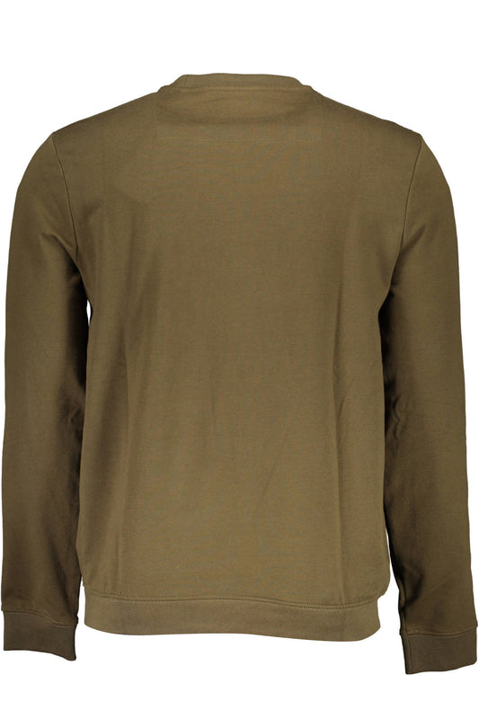 GUESS JEANS FELPA SENZA ZIP UOMO VERDE