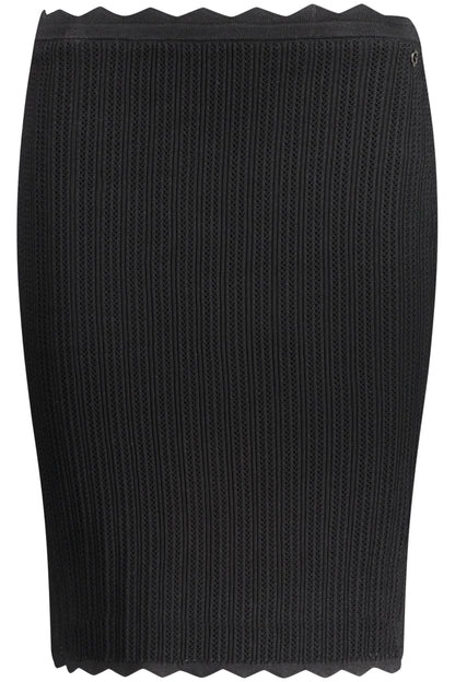 GUESS JEANS GONNA LONGUETTE DONNA NERO