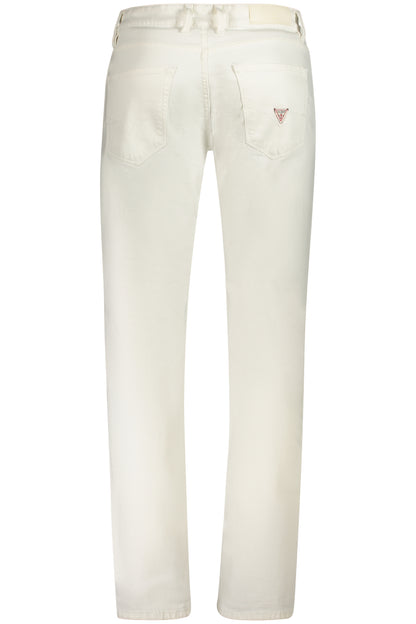 GUESS JEANS JEANS DENIM UOMO BIANCO