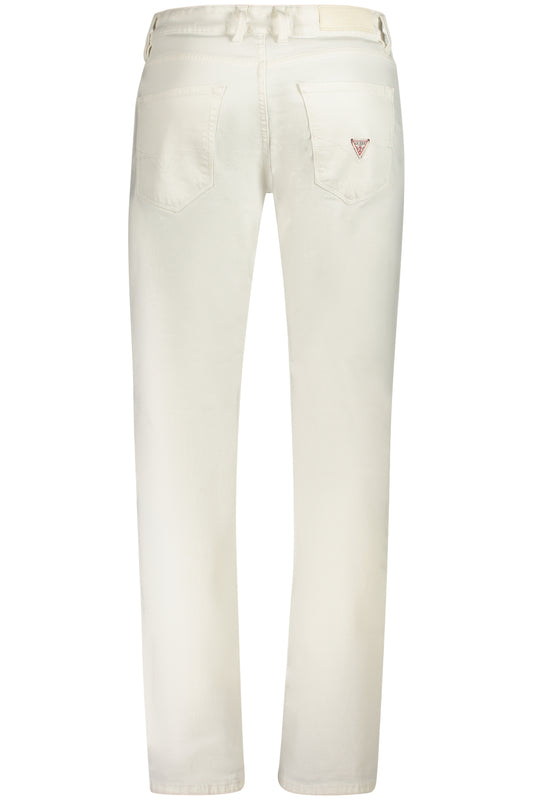 GUESS JEANS JEANS DENIM UOMO BIANCO