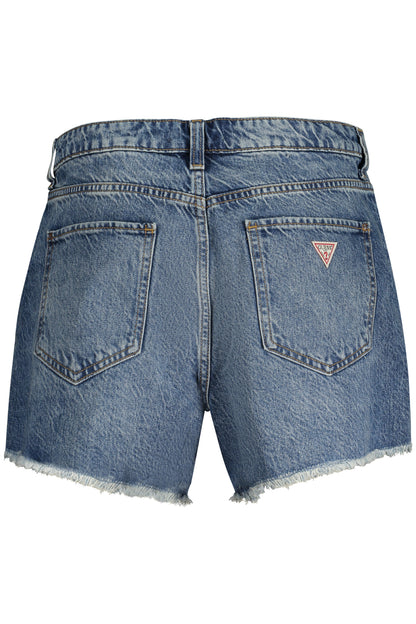 GUESS JEANS JEANS SHORT DONNA AZZURRO