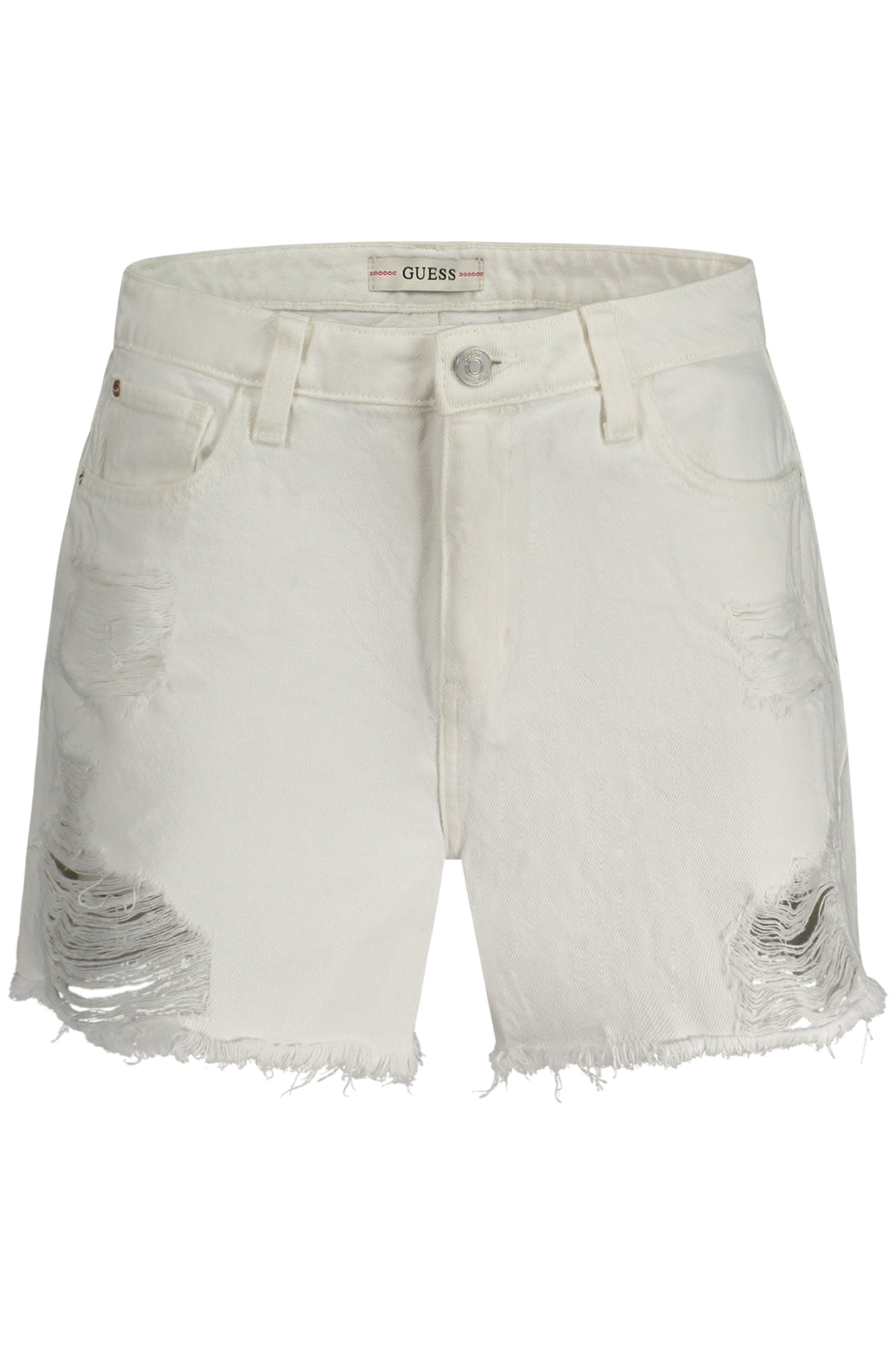 GUESS JEANS JEANS SHORT DONNA BIANCO
