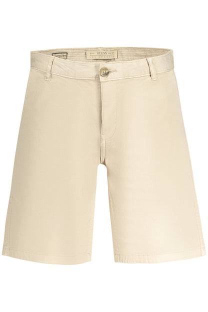 GUESS JEANS PANTALONE BERMUDA UOMO BEIGE
