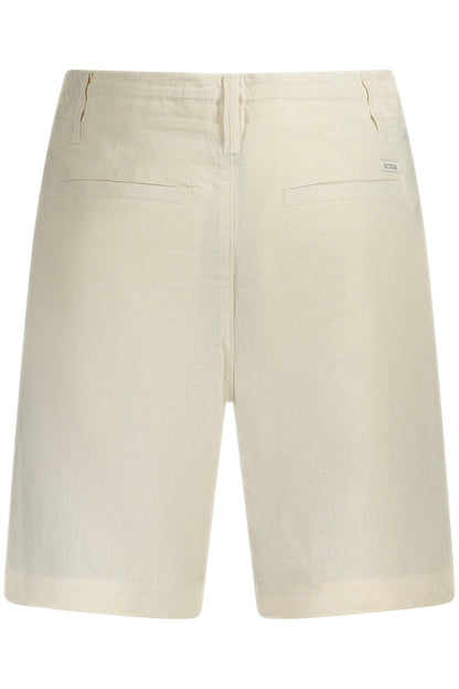 GUESS JEANS PANTALONE BERMUDA UOMO BEIGE