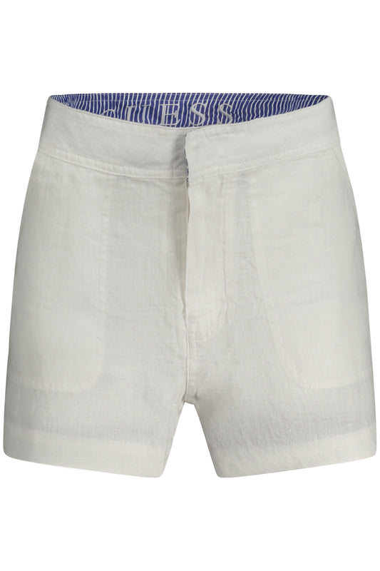 GUESS JEANS PANTALONE SHORT DONNA BIANCO