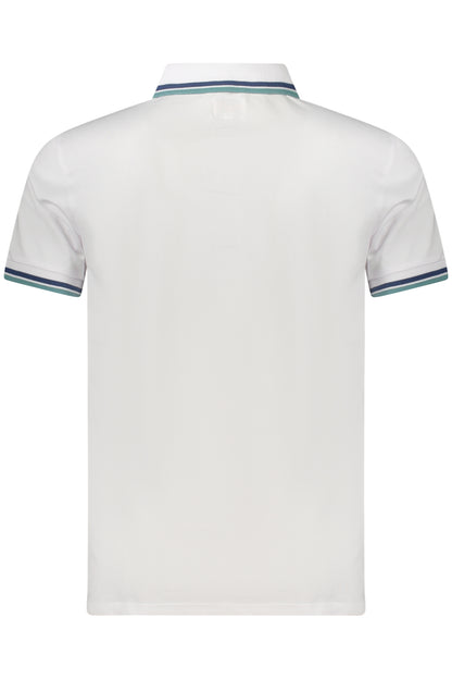 GUESS JEANS POLO MANICHE CORTE UOMO BIANCO