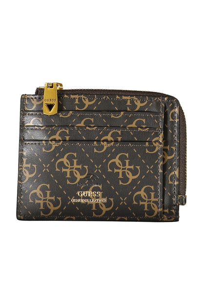 GUESS JEANS PORTAFOGLIO UOMO MARRONE