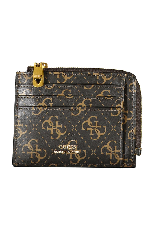 GUESS JEANS PORTAFOGLIO UOMO MARRONE