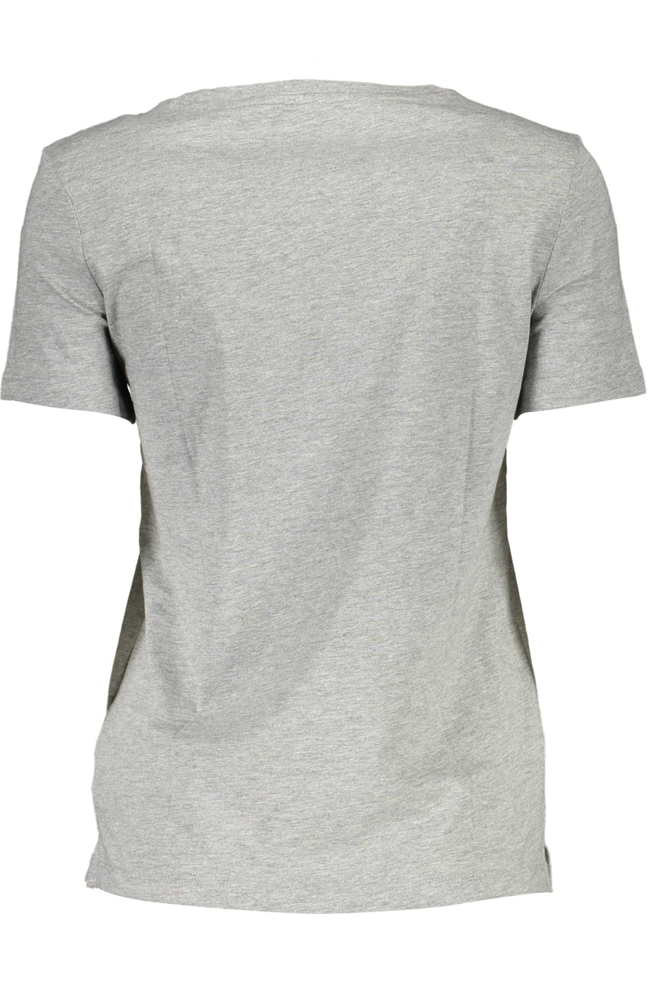 GUESS JEANS T-SHIRT MANICHE CORTE DONNA GRIGIO