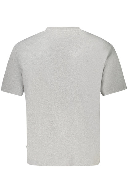 GUESS JEANS T-SHIRT MANICHE CORTE DONNA GRIGIO