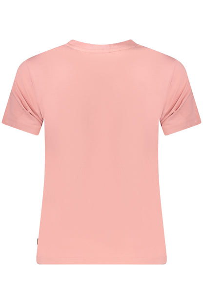 GUESS JEANS T-SHIRT MANICHE CORTE DONNA ROSA