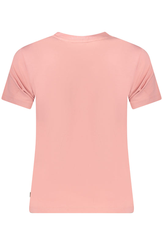 GUESS JEANS T-SHIRT MANICHE CORTE DONNA ROSA