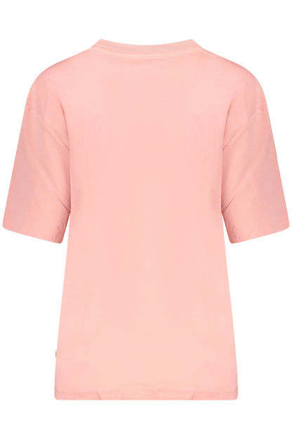 GUESS JEANS T-SHIRT MANICHE CORTE DONNA ROSA
