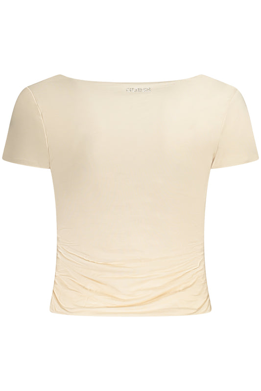 GUESS JEANS T-SHIRT MANICHE CORTE DONNA ROSA